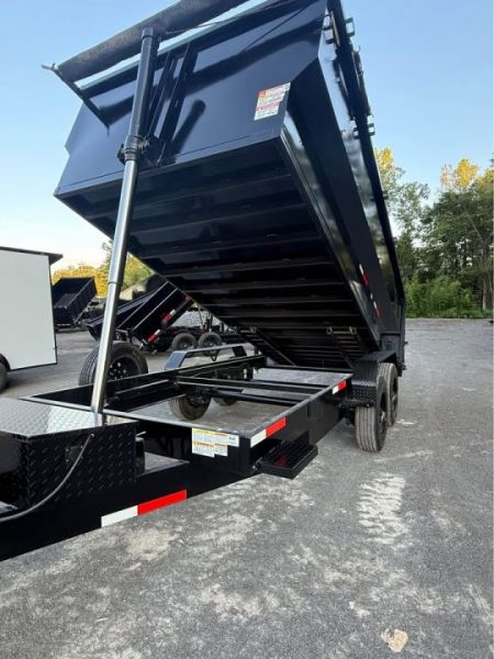 New 2026 Oak Ridge 7x16x4 20k Dump Trailer Hyd Jack