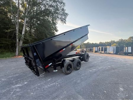 New 2026 Oak Ridge 7x16x4 20k Dump Trailer Hyd Jack