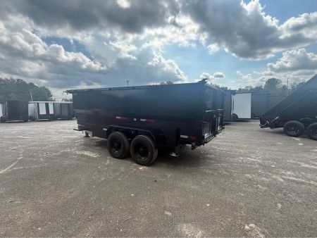 New 2026 Oak Ridge 7x16x4 20k Dump Trailer Hyd Jack