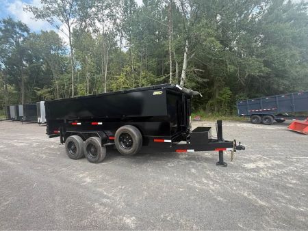 New 2026 Oak Ridge 7x16x4 20k Dump Trailer Hyd Jack