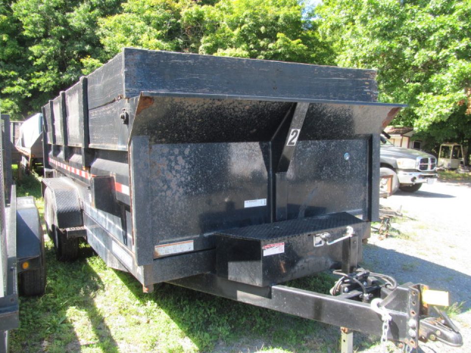 Used 2019 Sure-Trac 7 X 16 14K Scissor Dump Trailer