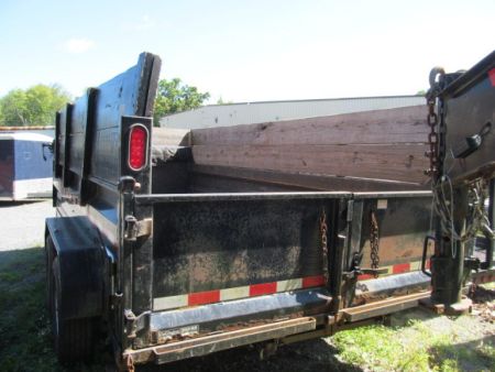Used 2019 Sure-Trac 7 X 16 14K Scissor Dump Trailer