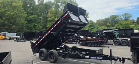 New 6x12 Sure-Trac Low-Pro Single Ram Dump Trailer 10k