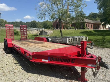 Used 2024 Diamond C Trailers LPX207 20X82 Equipment Trailer
