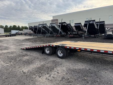New 2027 Behnke FB8X32GNHBT-24EH Flatbed Trailer