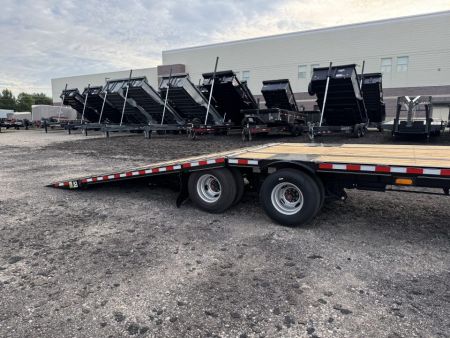 New 2027 Behnke FB8X32GNHBT-24EH Flatbed Trailer