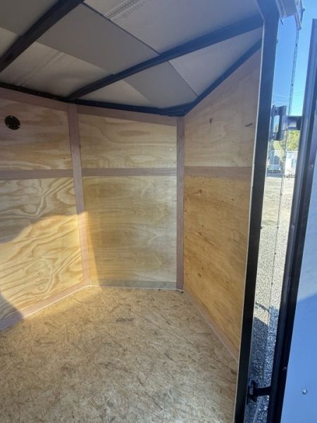 New 2027 Quality Cargo 6x12 Black Enclosed Trailer | Single Axle | Blackout Package | 2,990 GVWR