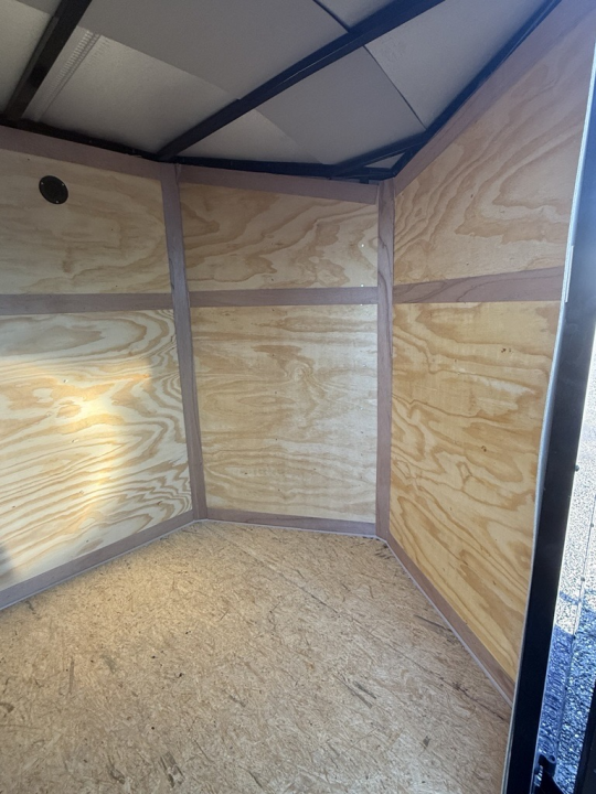 New 2027 Quality Cargo 6x12 Indigo Blue Enclosed Trailer | Single Axle | Blackout Package Cargo / Enclosed Trailer