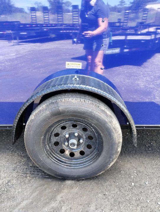 New 2027 Quality Cargo 6x12 Indigo Blue Enclosed Trailer | Single Axle | Blackout Package Cargo / Enclosed Trailer
