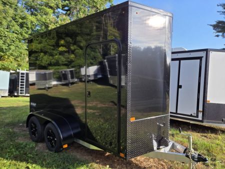 New 2027 Nitro 6x12 tandem axle aluminum cargo trailer rear ramp Cargo / Enclosed Trailer