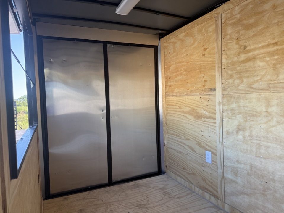 New 2027 Quality Cargo 6x12 Concession Trailer | Orange | Blackout Package | 30 AMP Electrical Concession