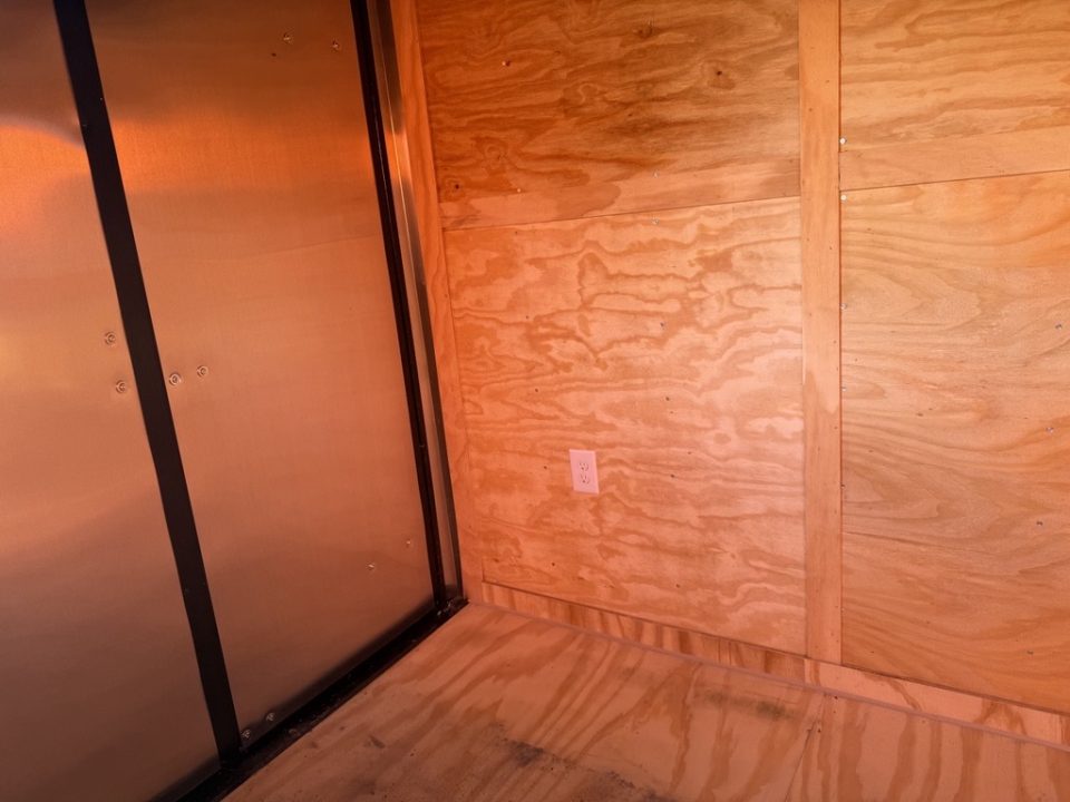 New 2027 Quality Cargo 6x12 Concession Trailer | Orange | Blackout Package | 30 AMP Electrical Concession