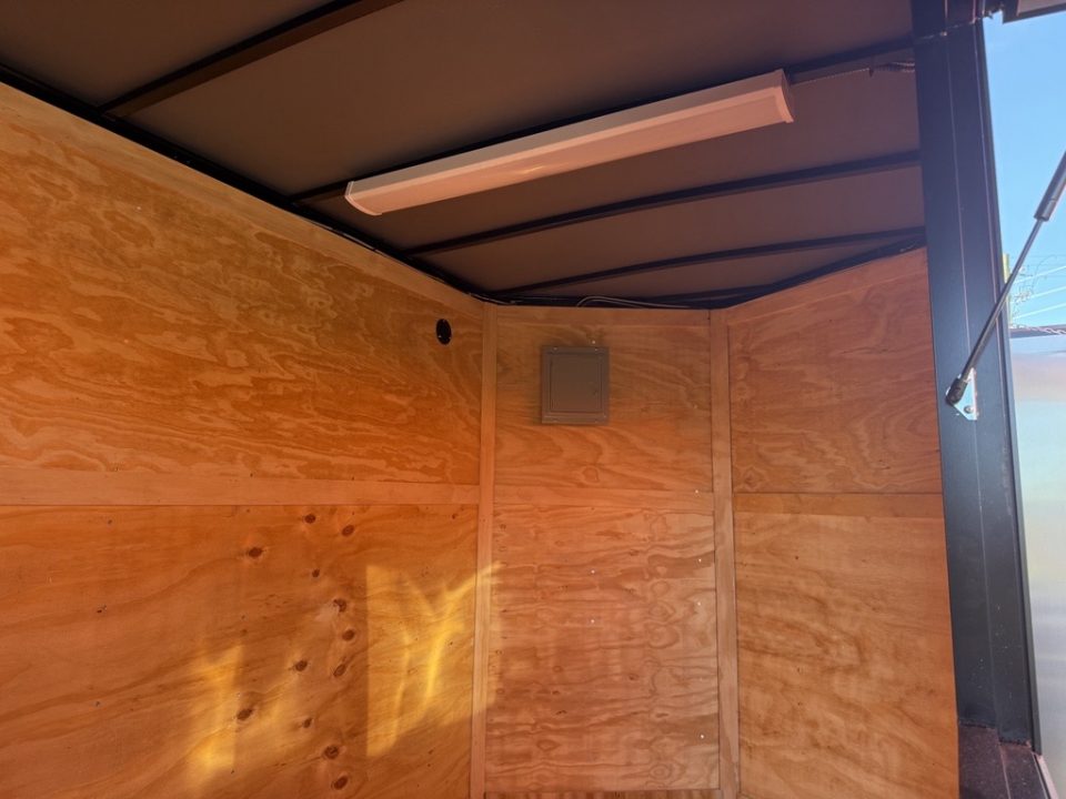 New 2027 Quality Cargo 6x12 Concession Trailer | Orange | Blackout Package | 30 AMP Electrical Concession