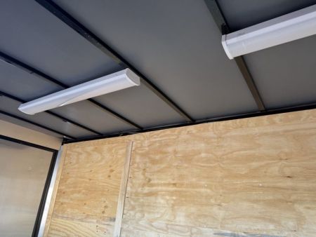 New 2027 Quality Cargo 6x12 Concession Trailer | Orange | Blackout Package | 30 AMP Electrical Concession