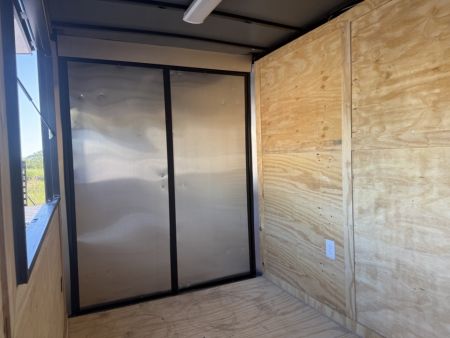 New 2027 Quality Cargo 6x12 Concession Trailer | Orange | Blackout Package | 30 AMP Electrical Concession