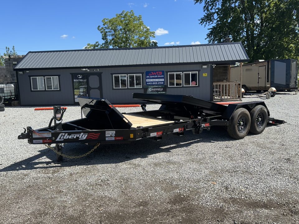 New 2027 Liberty 83X20 Split Tilt Trailer