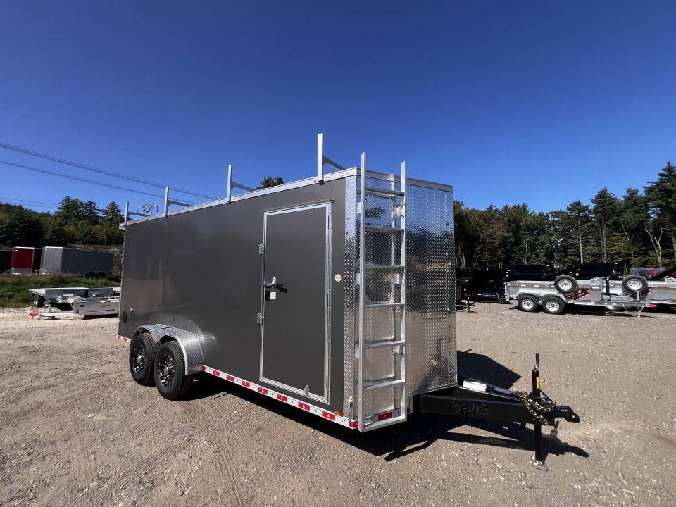 New 2027 Spartan 7X18 +2ft V-nose/ 7k Torsion Axles / Hydraulic Disc Brakes / Contractor Package - 14,000GVW