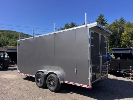 New 2027 Spartan 7X18 +2ft V-nose/ 7k Torsion Axles / Hydraulic Disc Brakes / Contractor Package - 14,000GVW