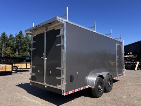 New 2027 Spartan 7X18 +2ft V-nose/ 7k Torsion Axles / Hydraulic Disc Brakes / Contractor Package - 14,000GVW