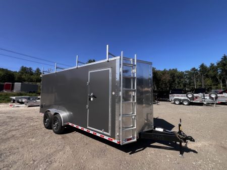 New 2027 Spartan 7X18 +2ft V-nose/ 7k Torsion Axles / Hydraulic Disc Brakes / Contractor Package - 14,000GVW