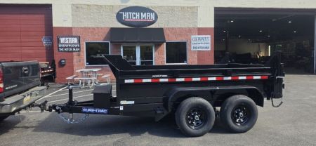 New 6 x 10 Sure-Trac Low-Pro Single Ram Dump Trailer 10k