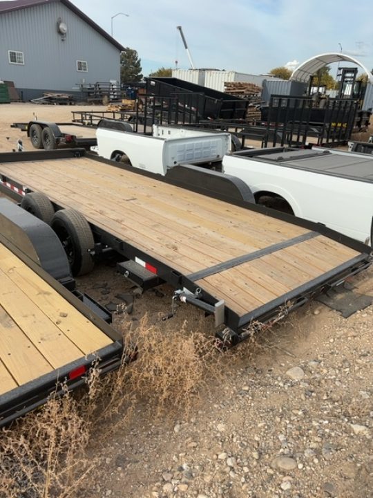 New 2027 Big Tex Trailers 7X20 OPEN CAR HAULER 10K WITH SLIDE IN RAMPS