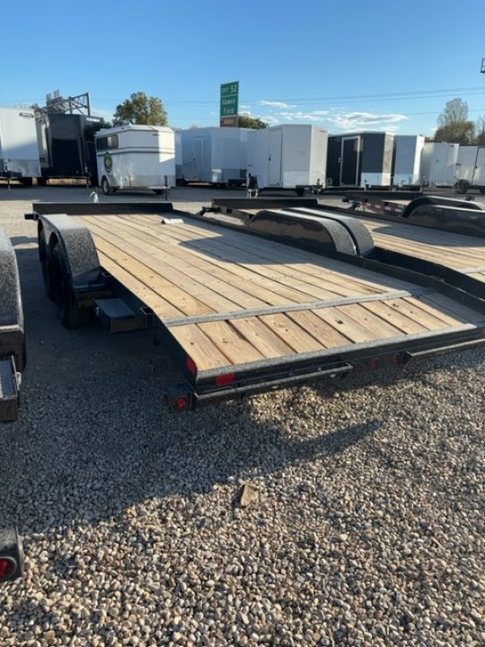 New 2027 Big Tex Trailers 7X20 OPEN CAR HAULER 7K WITH SLIDE IN RAMPS