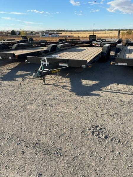 New 2027 Big Tex Trailers 7X20 OPEN CAR HAULER 7K WITH SLIDE IN RAMPS