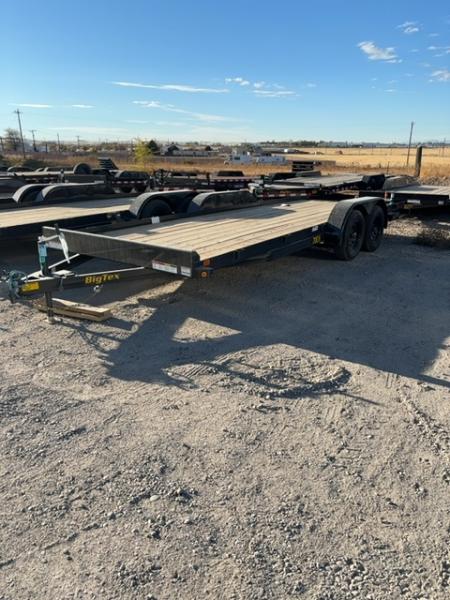 New 2027 Big Tex Trailers 7X20 TANDEM AXLE CAR HAULER 7K WITH SLIDE IN RAMPS