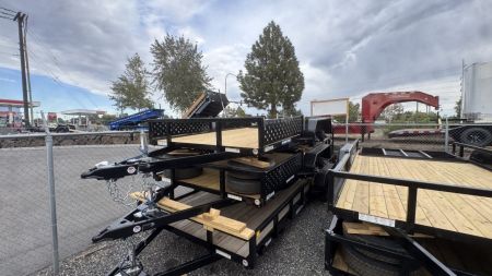 New *SCRATCH & DENT SALE* 2027 Sure-Trac 7 x 14 Tube Top ATV 7K Utility Trailer
