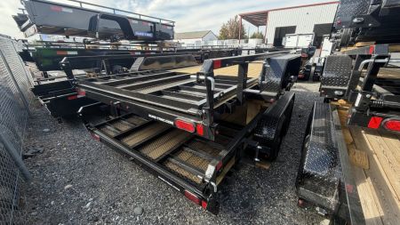 New 2027 Sure-Trac 7 x 16 Tube Top ATV 7K Utility Trailer