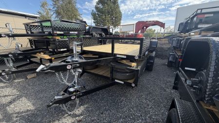 New 2027 Sure-Trac 7 x 16 Tube Top ATV 7K Utility Trailer
