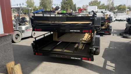 New *SCRATCH & DENT* 2027 Sure-Trac 6 x 12 Steel High Side Utility 3.5k Brake Utility Trailer