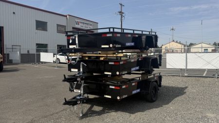 New 2027 Sure-Trac 6 x 10 Steel High Side Utility 3.5k Brake Utility Trailer
