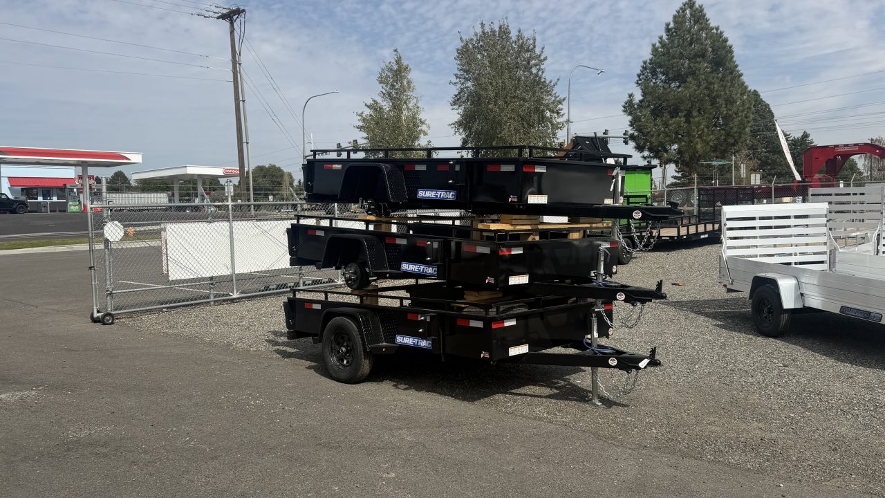 New 2027 Sure-Trac 5 x 10 Steel High Side Utility 3K Utility Trailer