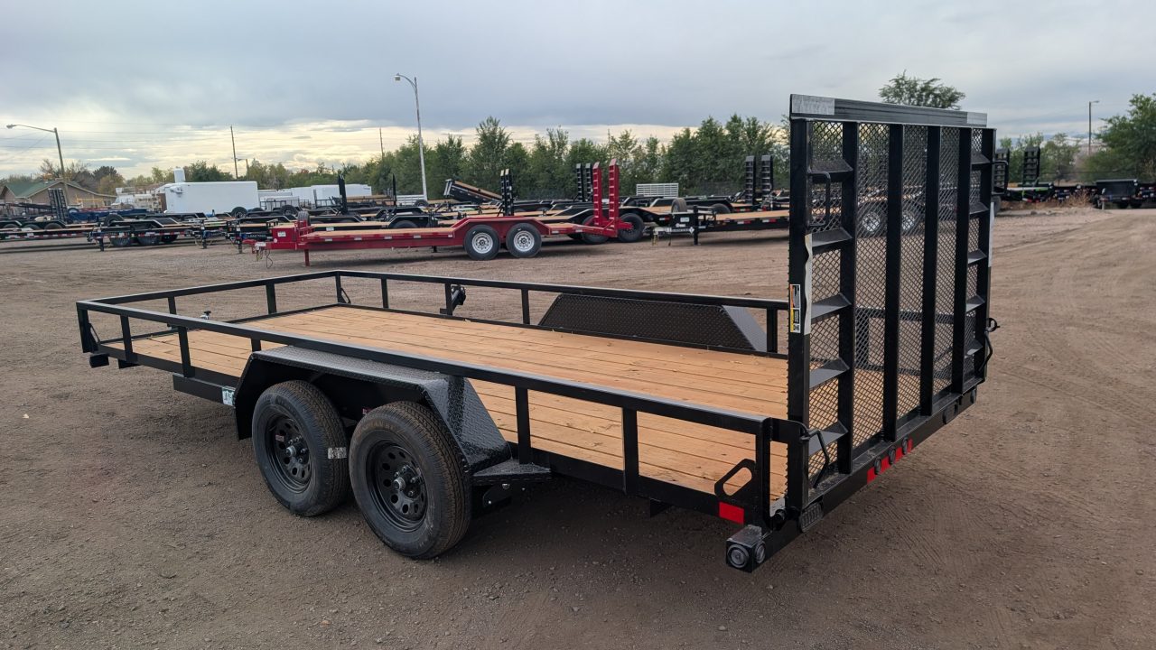New 2026 Load Trail 7-18 Tandem Axle Ramp Gate Utility 7K GVWR