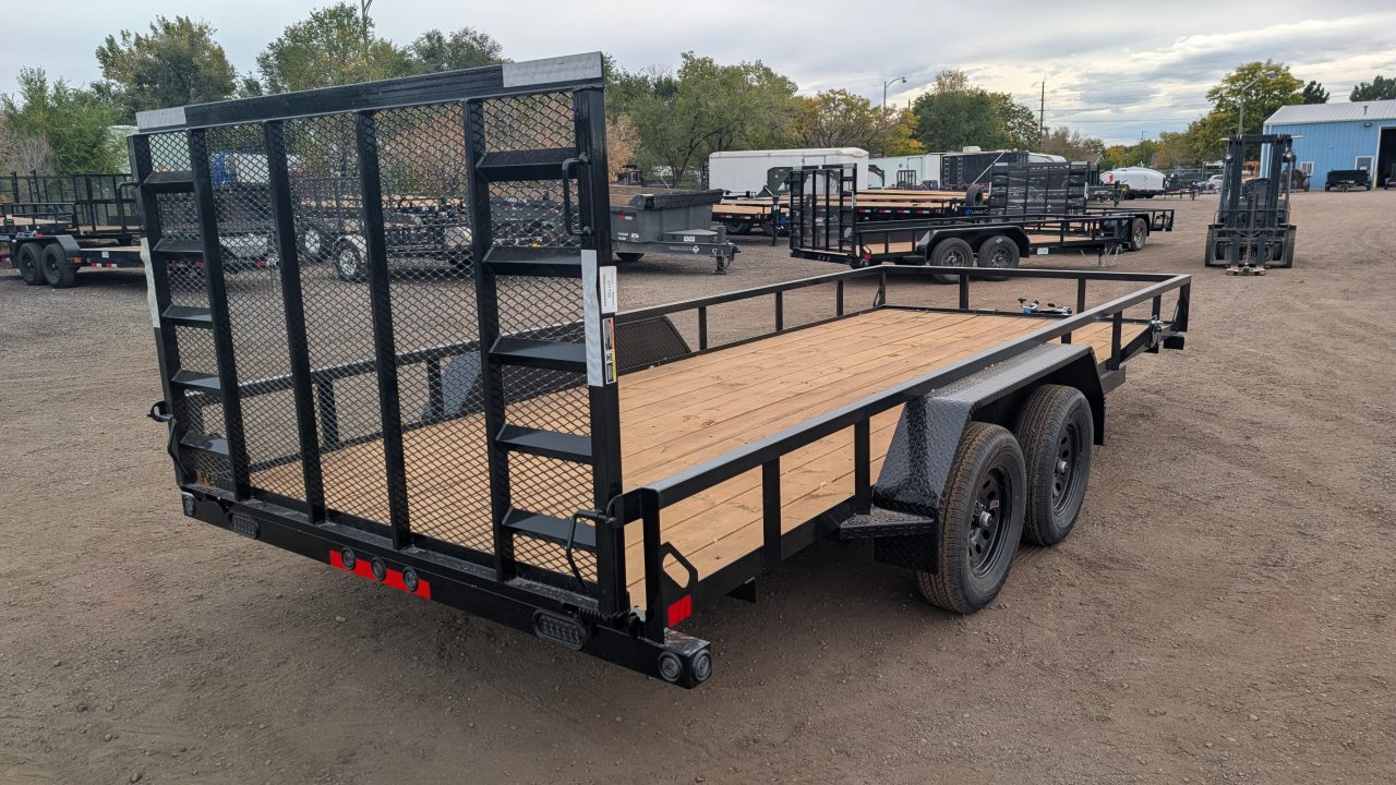 New 2026 Load Trail 7-18 Tandem Axle Ramp Gate Utility 7K GVWR