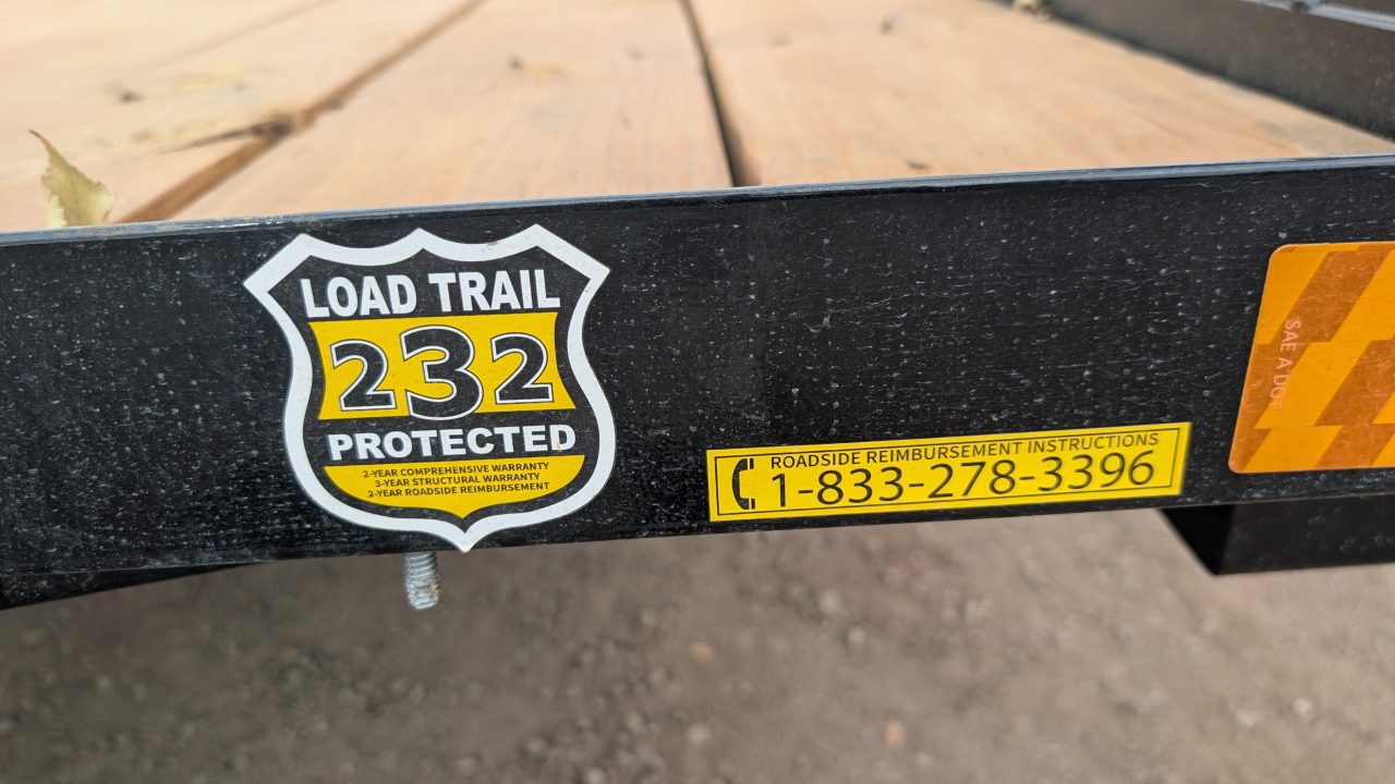 New 2026 Load Trail 7-18 Tandem Axle Ramp Gate Utility 7K GVWR