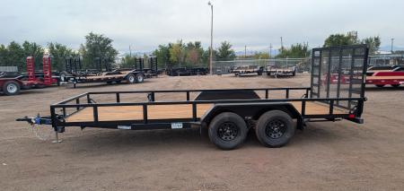 New 2026 Load Trail 7-18 Tandem Axle Ramp Gate Utility 7K GVWR