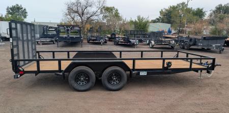 New 2026 Load Trail 7-18 Tandem Axle Ramp Gate Utility 7K GVWR