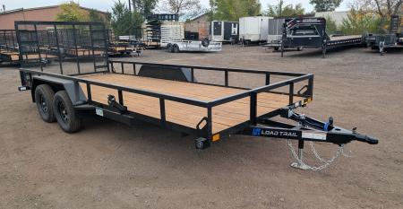 New 2026 Load Trail 7-18 Tandem Axle Ramp Gate Utility 7K GVWR