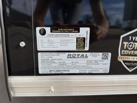 New 2027 Royal Cargo Trailers 7-16-1.5V Enclosed 7K GVWR
