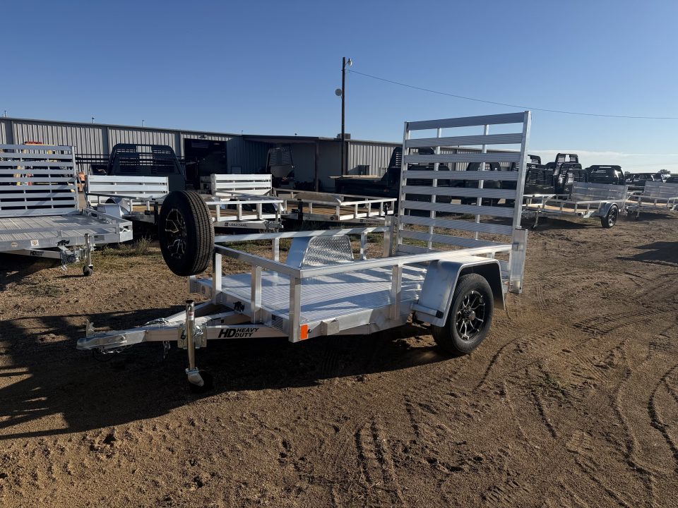 New 2027 Black Rhino 5-8 Aluminum Ramp Gate Utility - Landscape Series - 3K GVWR