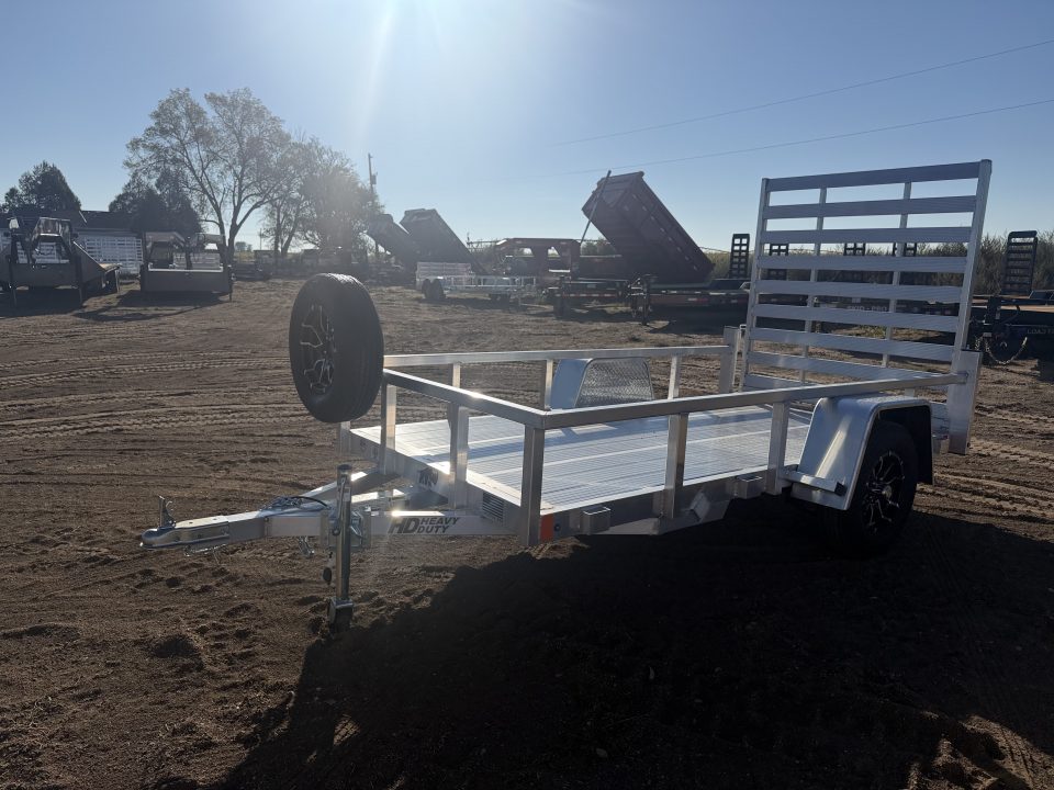 New 2027 Black Rhino 5-10 Aluminum Ramp Gate Utility - Landscape Series - 3K GVWR
