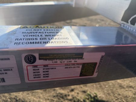 New 2027 Black Rhino 5-10 Aluminum Ramp Gate Utility - Landscape Series - 3K GVWR