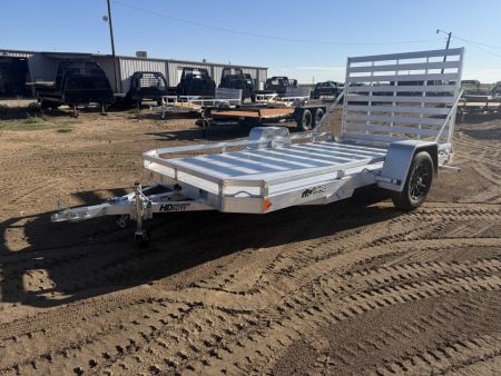 New 2027 Black Rhino 6.5-12 Aluminum Ramp Gate Utility - Low Pro Series - 3K GVWR