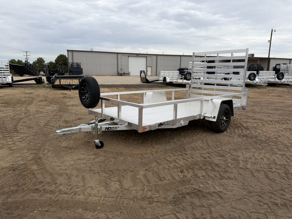 New 2027 Black Rhino 6-12 Aluminum Ramp Gate Utility - Landscape Series - 3K GVWR