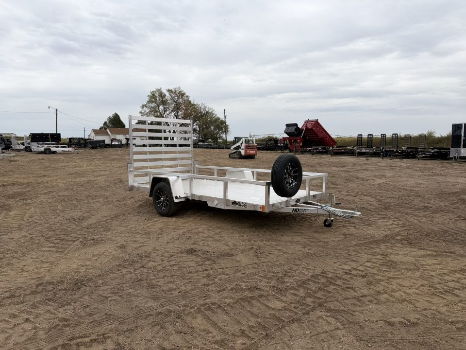 New 2027 Black Rhino 6-12 Aluminum Ramp Gate Utility - Landscape Series - 3K GVWR