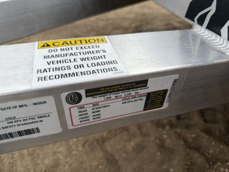 New 2027 Black Rhino 6-12 Aluminum Ramp Gate Utility - Landscape Series - 3K GVWR