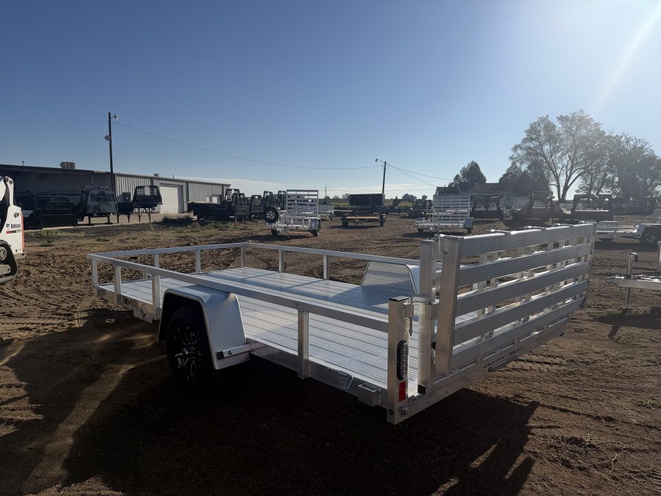 New 2027 Black Rhino 7-14 Aluminum Bi-Fold Gate Utility - Landscape Series - 3K GVWR